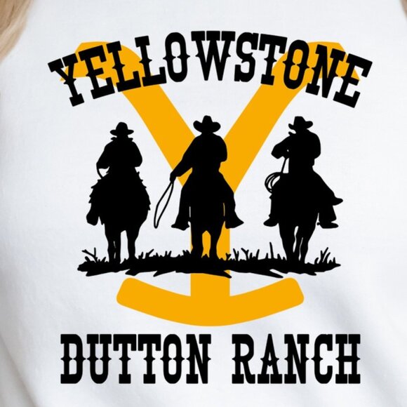 Yellowstone Dutton Ranch Logo Western Country Sweatshirt 81 - Picture 2 of 5